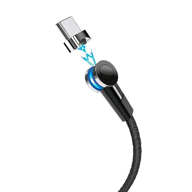 USB Cable Hoco S8 Magnetic Type-C Black 1m - фото 8