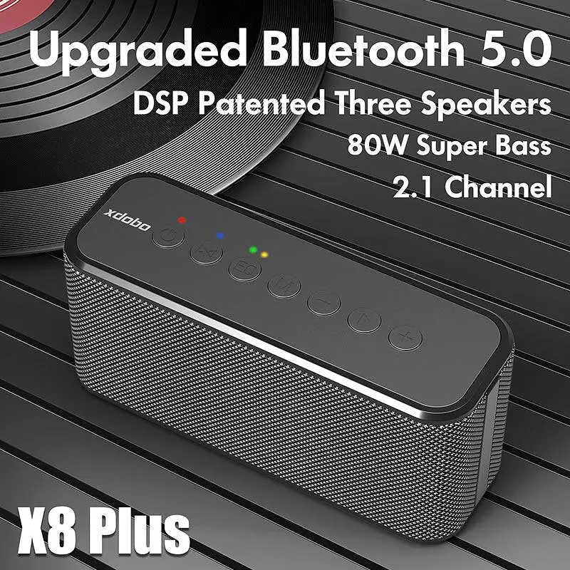 Колонка портативна — бездротова акустика XDobo X8 Plus 80 ватів - фото 4