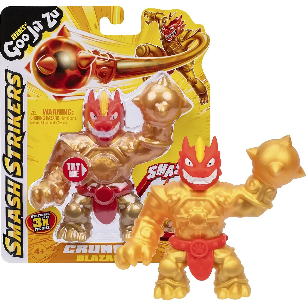 Фігурка що розтягується GooJitZu Heroes of Goo Jit Zu Stretch Strikers Crunchy Blazagon (123986) - фото 3