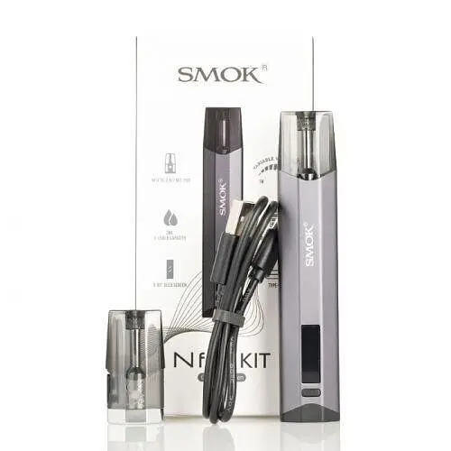 Под-система электронная сигарета Smok Nfix 25 W Pod Kit 700 mAh 3 ml Gray (sn1525) - фото 2