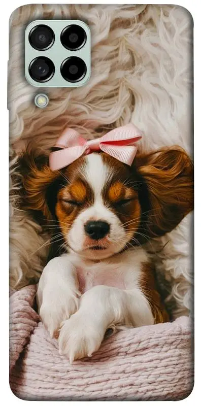 TPU чохол Demsky Sleepy spaniel для Samsung Galaxy M53 5G