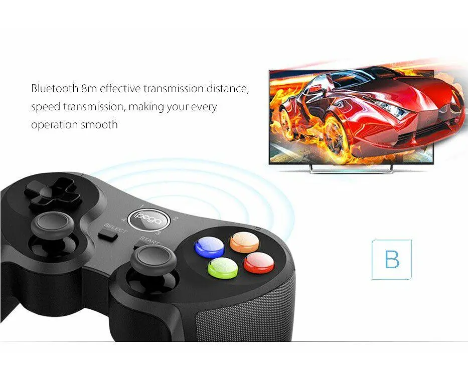 Геймпад Bluetooth джойстик для смартфона iPega PG9078+BT Ninja PC/Android Black - фото 6
