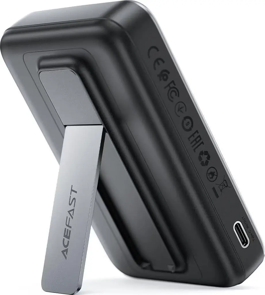 Павербанк Acefast Magnetic Wireless Gray 10 000 mAh / 22.5 Вт (6974316284871) - фото 3