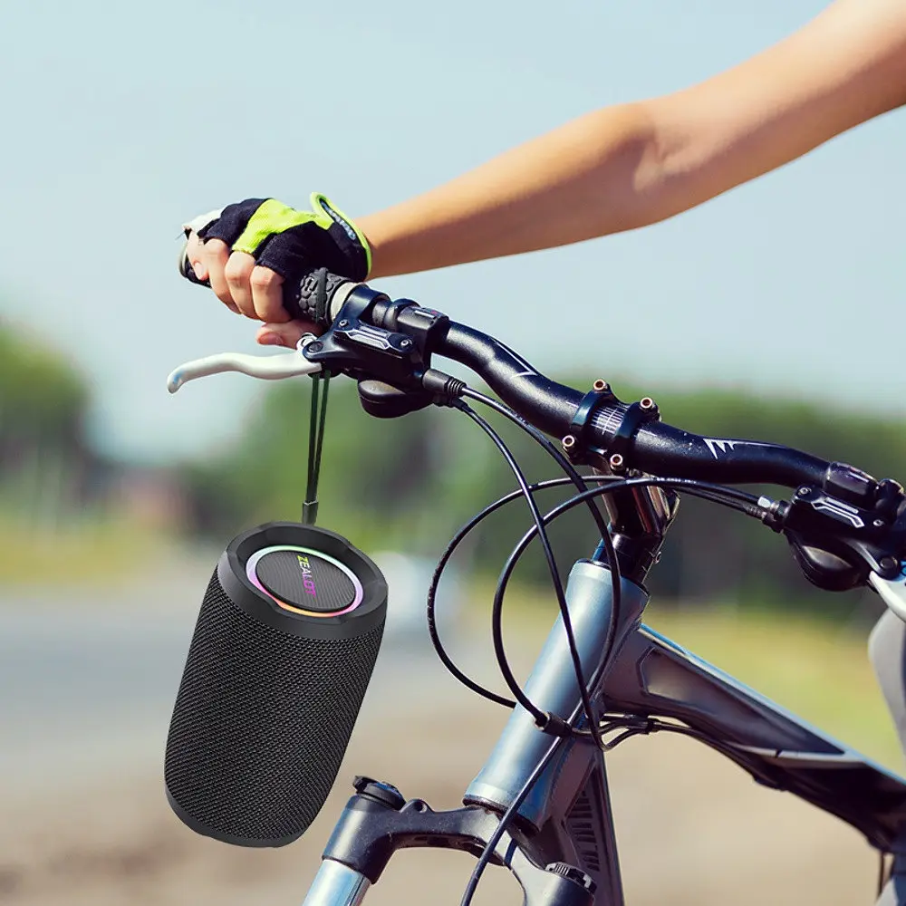 Портативна bluetooth колонка Zealot S49 з LED підсвічуванням чорний - фото 8