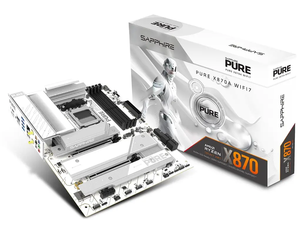 Материнська плата Sapphire PURE X870A WIFI7 (52122-02-40G) (Socket AM5, AMD X870, ATX) - фото 6
