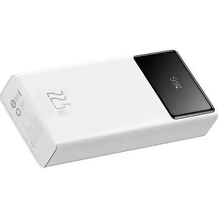 Портативная батарея Baseus Star-Lord Digital Display Fast Charge 20000 mAh 22.5W PPXJ080002 White - фото 4