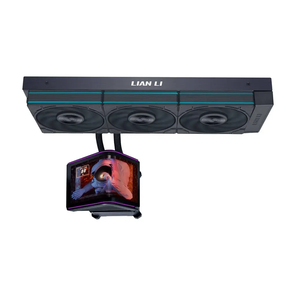 Система рідинного охолодження Lian Li Hydroshift II OLED Curved 360 P28, Black (G89.GHS2OLDC36PB.00) - фото 3