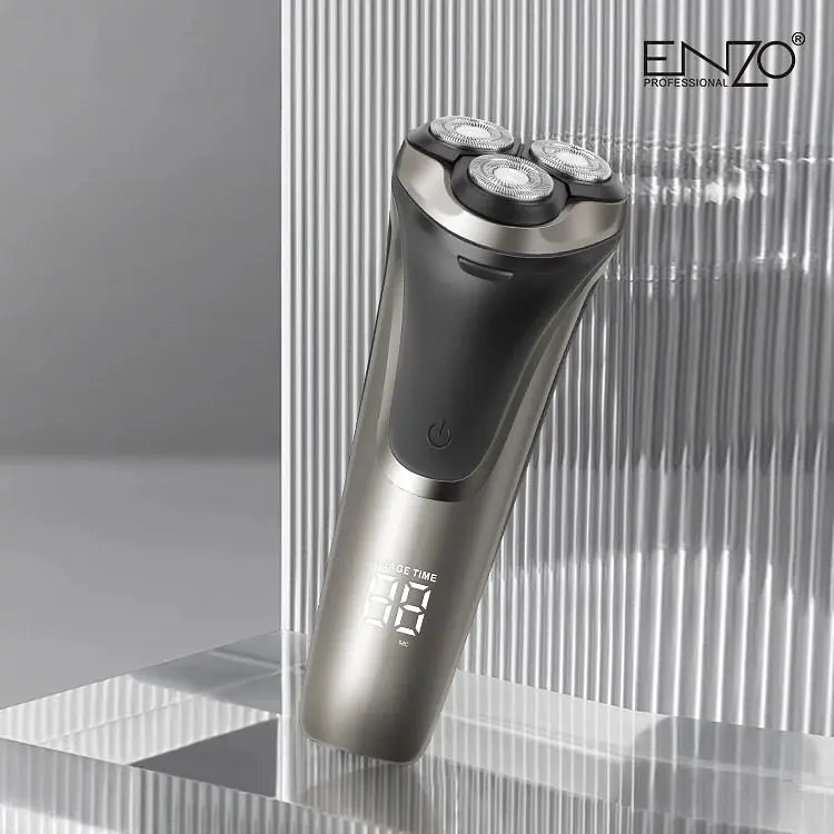 Электробритва Enzo EN-9304 с тройной системой лезвий черно-серебристая (43101-EN-9304_716) - фото 5
