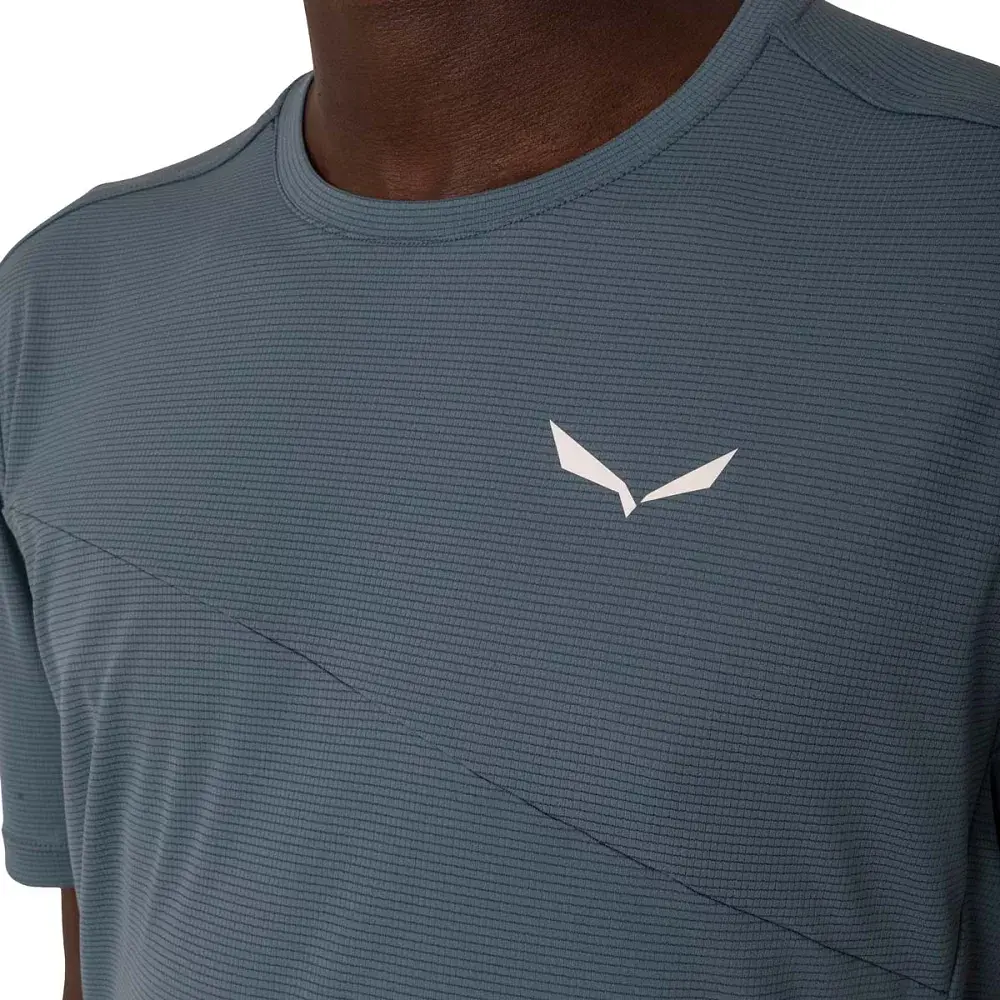 Футболка Salewa Puez Sporty Dry M T-Shirt 48/M Blue - фото 3