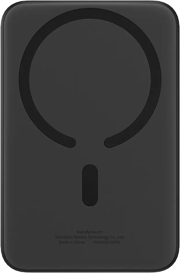 Портативний акумулятор Baseus Magnetic Mini Air Wireless 20W 10000mAh black (P10059001113-00) - фото 2