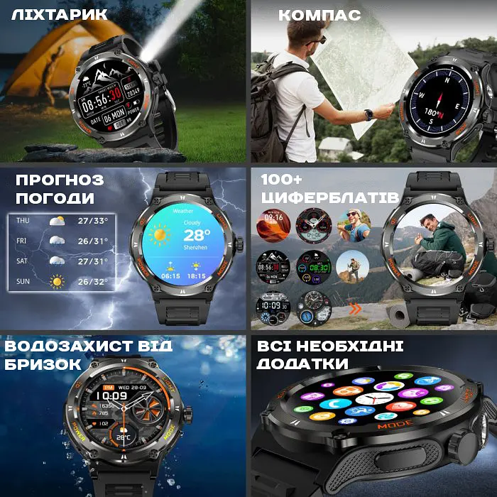 Часы Smart Advanture с компасом - фото 4