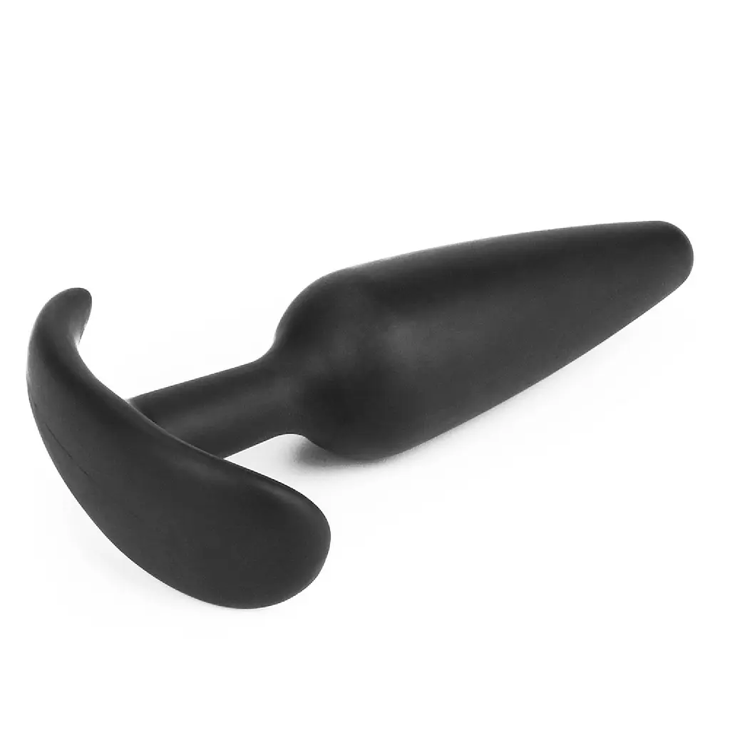 Анальна пробка LoveToy Lure Me Butt Plug Slim 10 см (чорний) - фото 4
