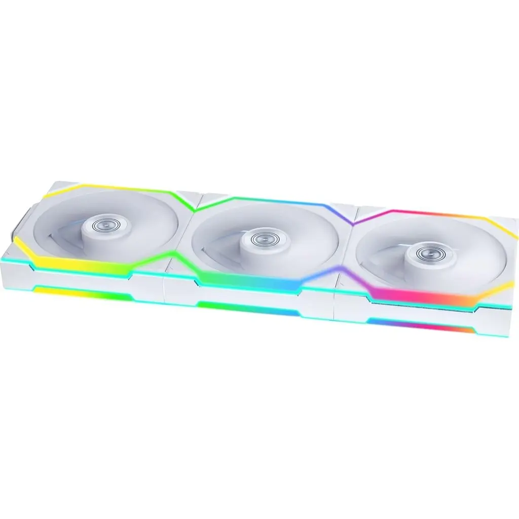 Комплект вентиляторів LIAN LI Uni Fan SL WIRELESS 120-3, White - фото 2