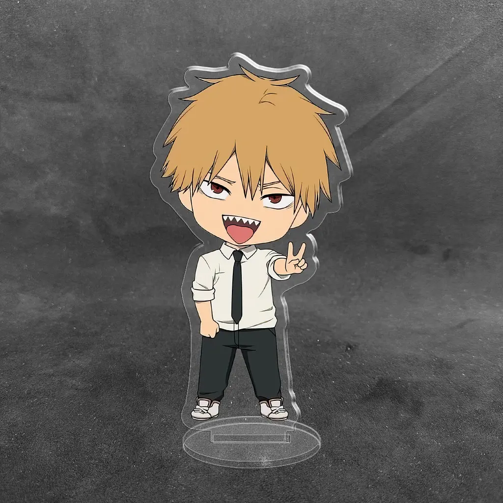 Акрилова колекційна фігурка Chibi Аніме: Людина бензопила Дендзі 10 см