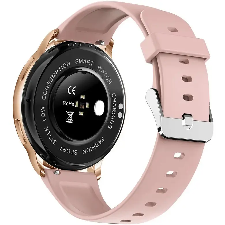 Смарт-годинник жіночий Uwatch Melisia Gold Rubber 2 ремінця Золотий (3169) - фото 10