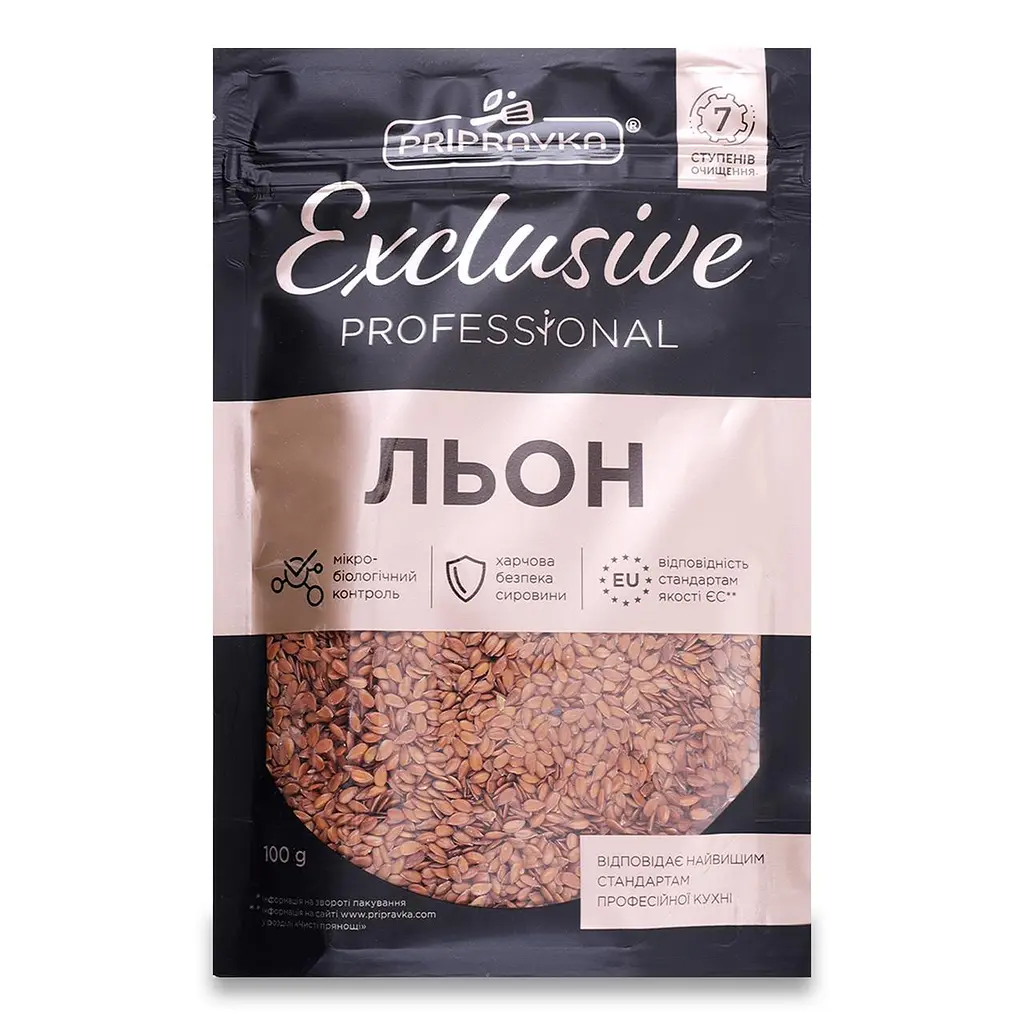 Натуральна приправа Приправка Насіння Льону Professional 100 г