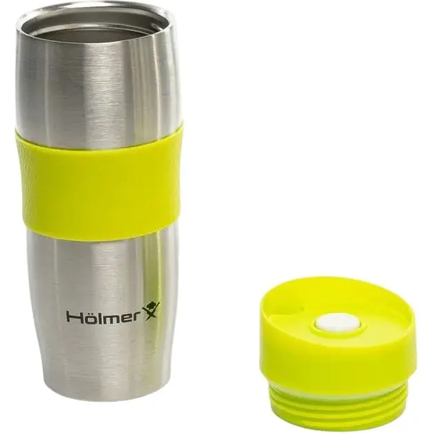Термокружка Holmer Elegance TC-0380-SG сріблясто-зелена - фото 4