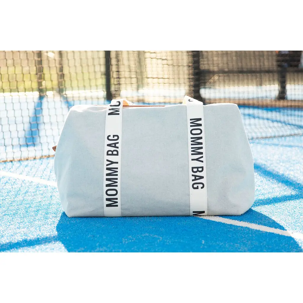 Сумка Childhome Mommy bag Signature - Canvas White, біла (CWMBBSCOW) - фото 22