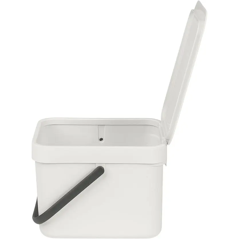 Відро для сміття Brabantia Sort&Go 6 л світло-сіре (213267) - фото 4
