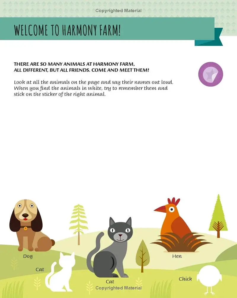 My First Book of the Farm: Montessori Activity Book - фото 5