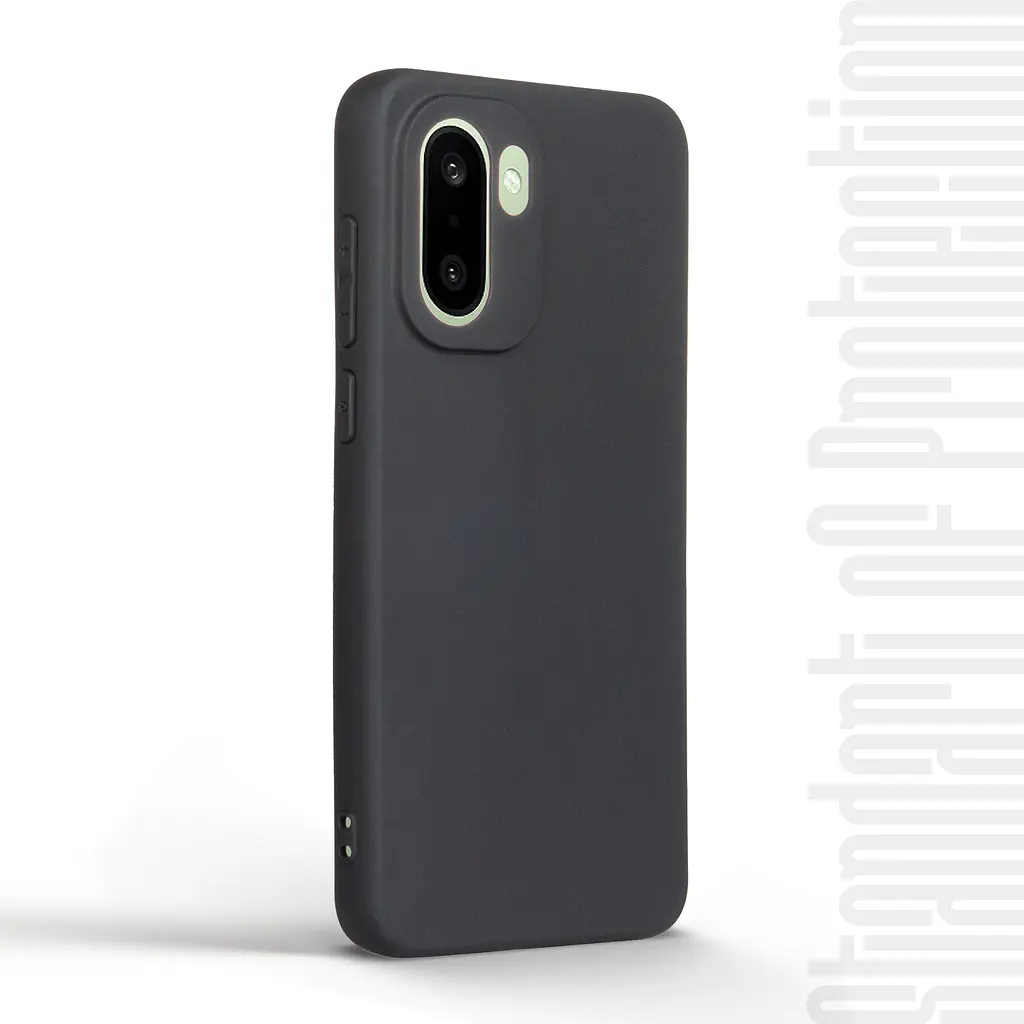 Чехол-накладка для смартфона OnePlus 15R 5G противоударный, силиконовый, термополиуретановый (ТПУ), с защитой камеры и корпуса, черный, защита всего корпуса, ArmorStandart (ARM90444) - фото 2