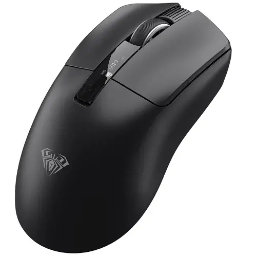 Миша бездротова AULA SC590 Pro, Black, Bluetooth / 2.4GHz USB, оптична (сенсор PixArt PAW 3311), 1200 - 20 000 dpi, 6 кнопок, акумулятор (6978080505613) - фото 3