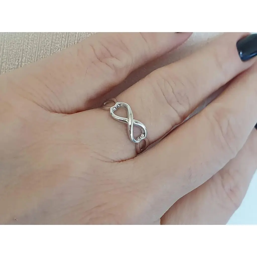 Срібне кільце Qvaliz Нескінченність. 901-00443 - фото 2