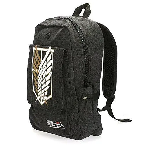 Рюкзак Атака титанов Attack on Titan LOCO rucksack АТ 22.05 черный - фото 5