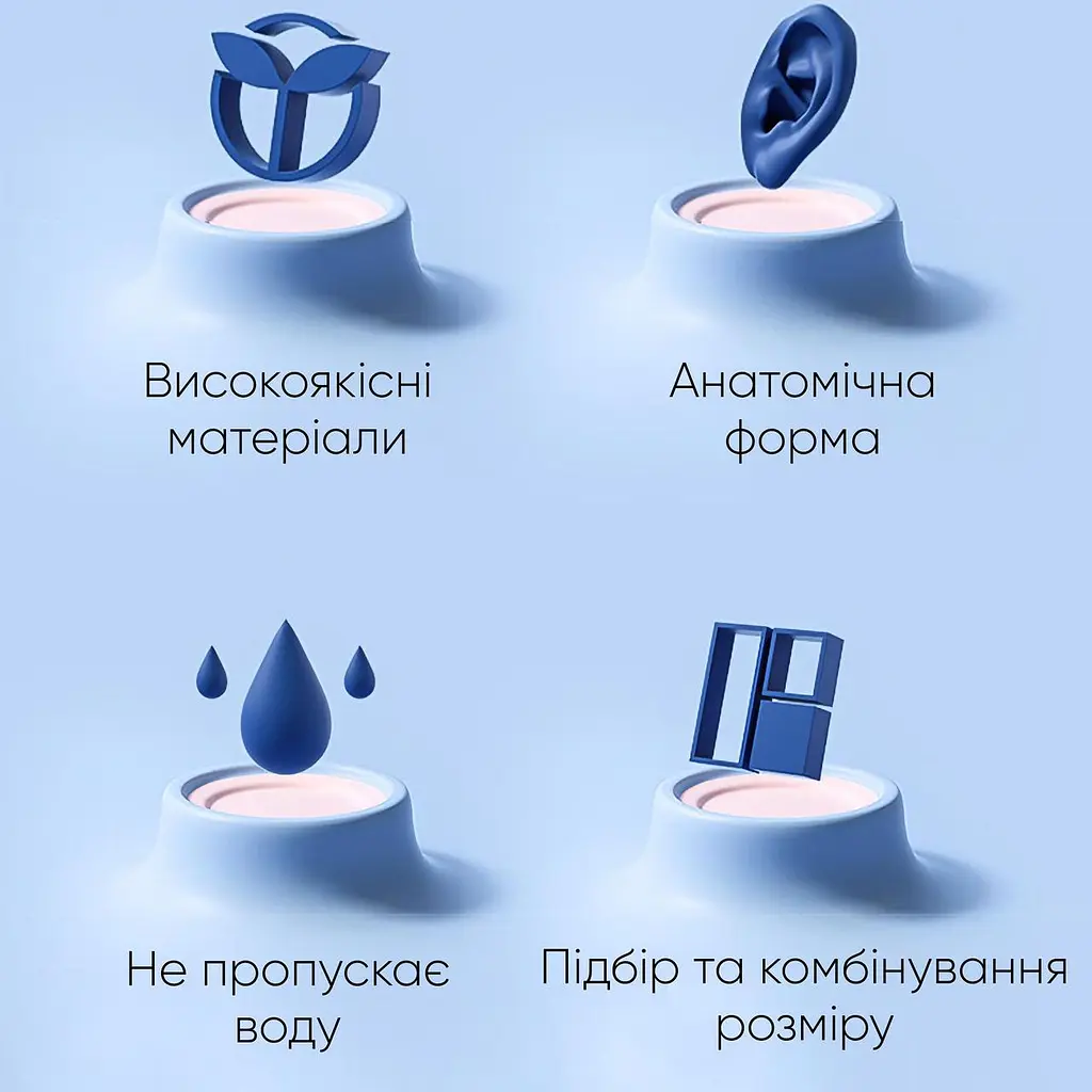 Беруши Renvo Light Pro Белый Уни (2SCL140-03) - фото 2