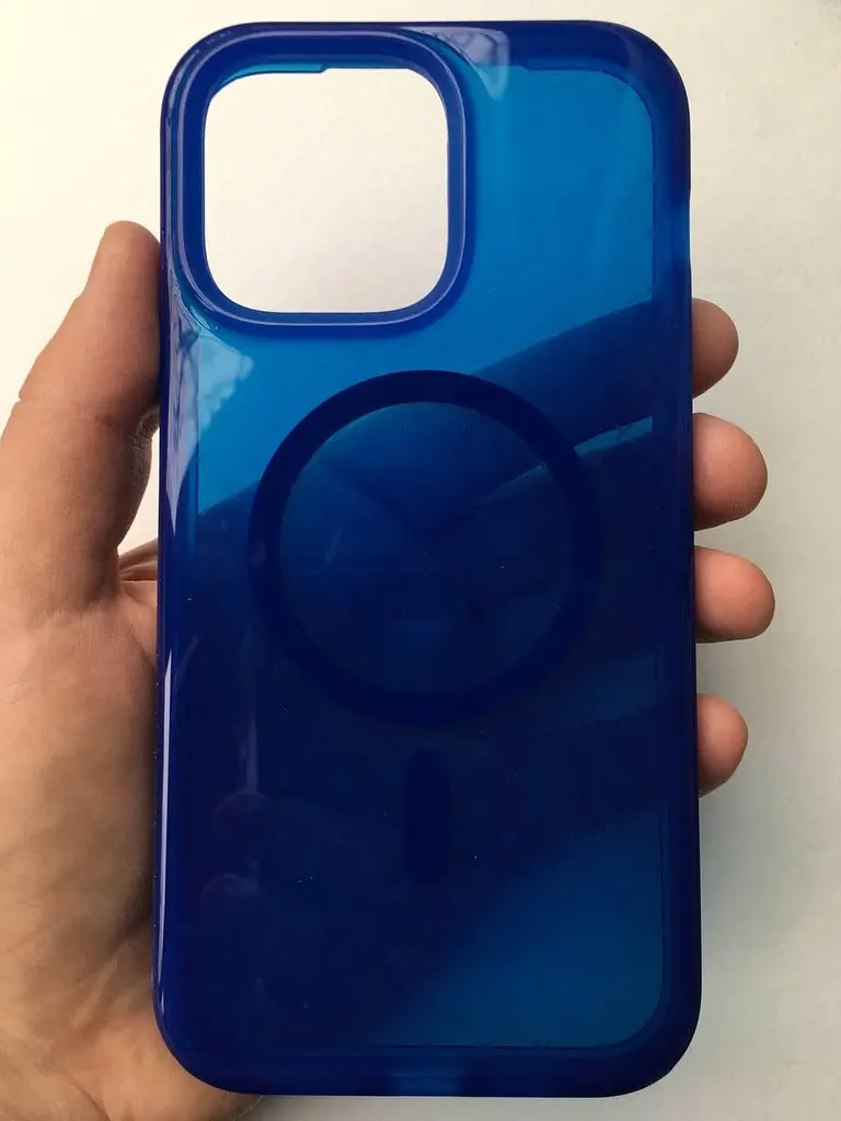Протиударний чохол Tech21 Evo Check MagSafe для iPhone 14 Pro Max (6.7") Classic Blue - фото 9