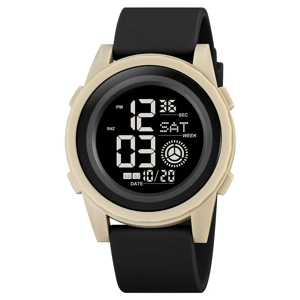 Чоловічий наручний годинник 2082KHBK Khaki-Black Skmei acs0030315