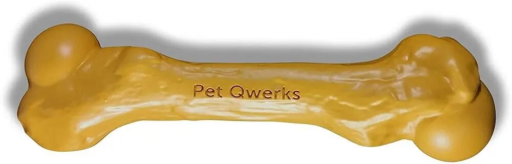 Жувальна кістка для собак Pet Qwerks Zombie BarkBone Cheddar Cheese з ароматом сиру - фото 2