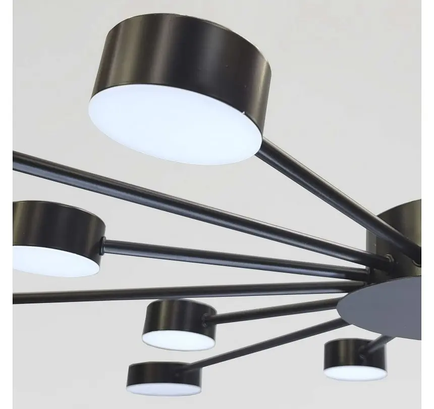 Світлодіодна люстра стельова Artlight 6473/16 з круглими плафонами, 100 Вт - фото 4