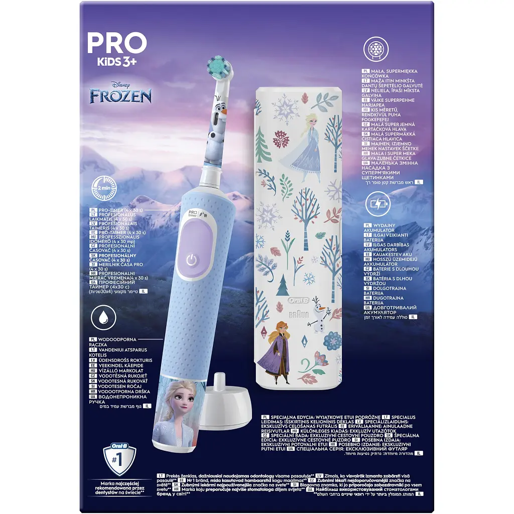 Электрическая зубная щетка Oral-B D103.413.2KX Frozen - фото 4
