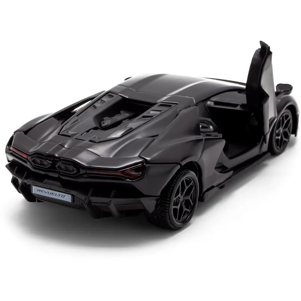 Автомодель TechnoDrive Lamborghini Revuelto матовий чорний (250934UBl) - фото 2