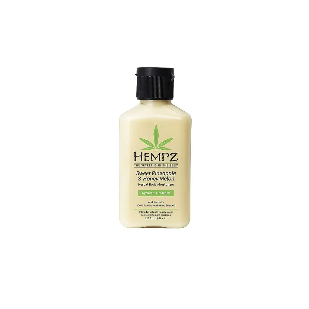 Молочко рослинне зволожуюче для тіла "Ананас-Медова диня" Hempz 66 ml (2288-02) - фото 2