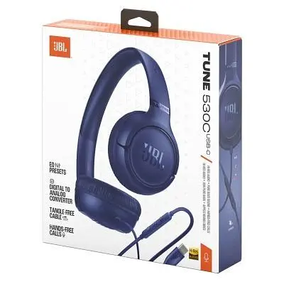 Навушники JBL Tune 530C USB-C Blue (JBLT530CBLU) - фото 10