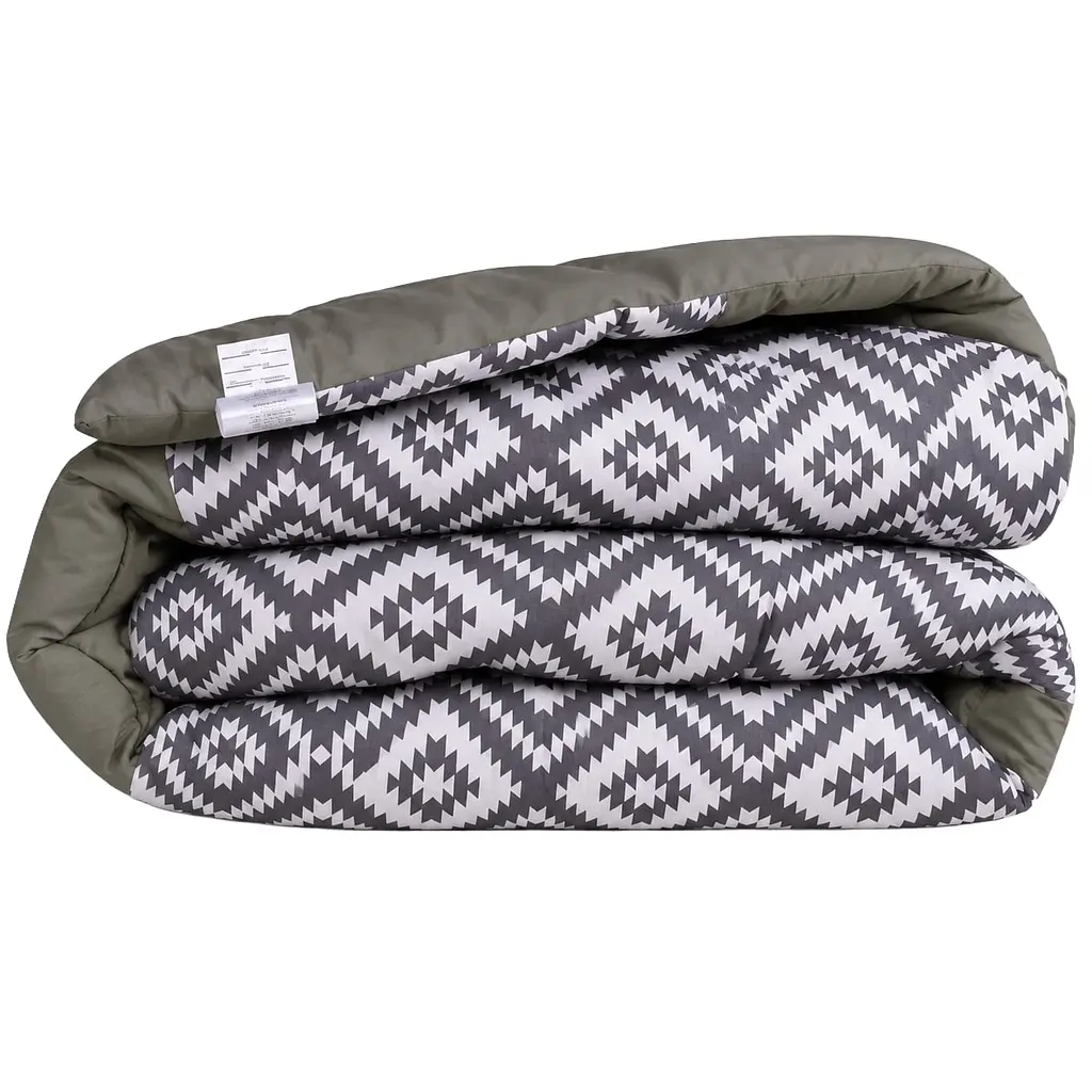 Ковдра MirSon Сolor Fun Line Silver Geo Zebra Thinsulate полуторна стандарт 140 х 205 см (2200014313198)