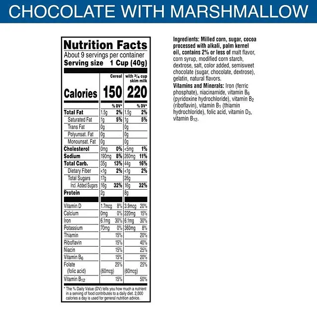 Пластівці Kellogg's Frosted Flakes Chocolate with Spooky Marshmallows Cold Breakfast Cereal 700.23g - фото 10
