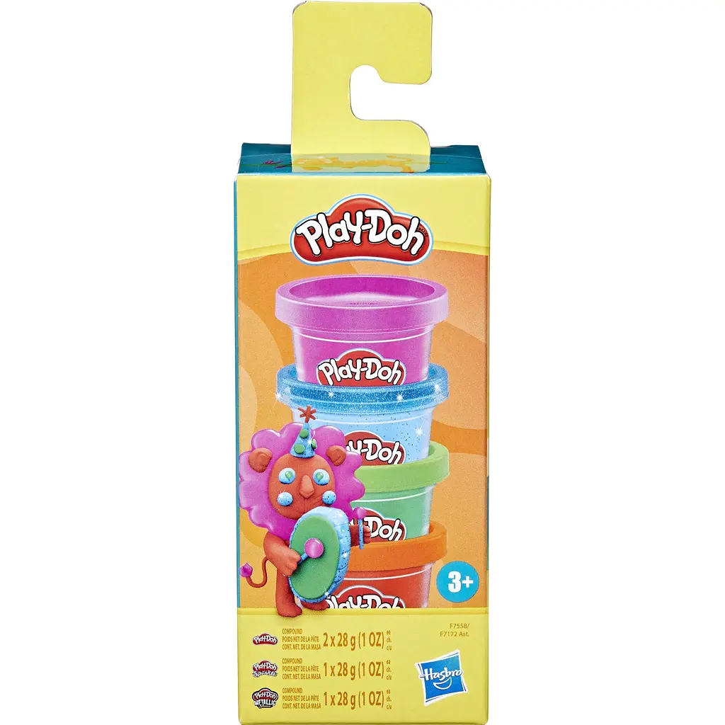 Набір пластиліну Hasbro Play-Doh Irresistible Mini Theme 1 4 шт. (F7172_F7558) - фото 3