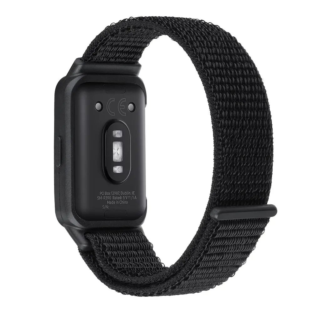 Ремінець Universal Nylon Samsung Galaxy Fit 3 Pure Black (35304_3345785) - фото 2