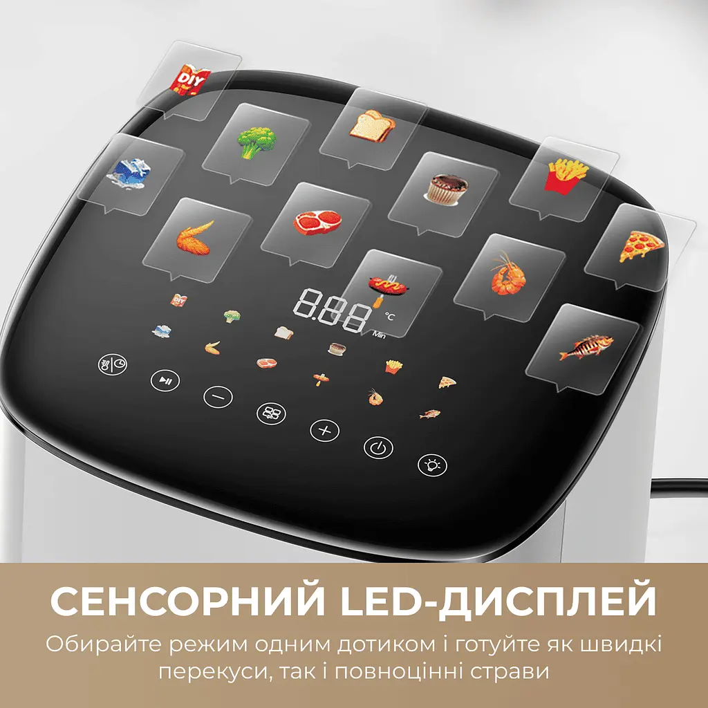 Мультипіч MOVA AeroChef FD10s Pro White - фото 9