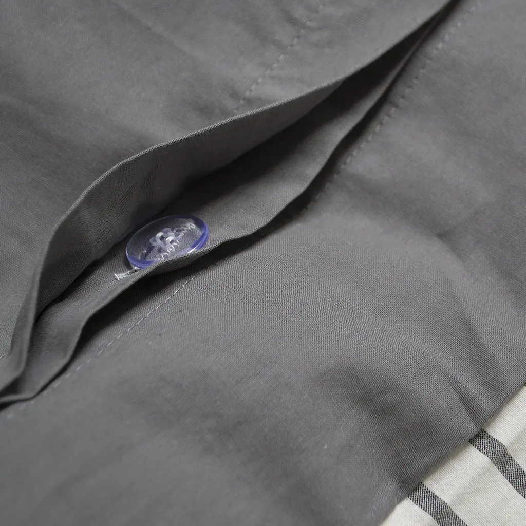 Постельное белье Lotus Home - Timeless антрацит евро - фото 6