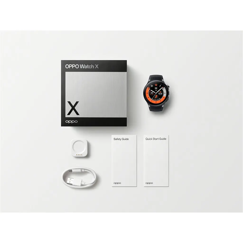 Смарт-часы Oppo Watch X Platinum Black [111899] - фото 9