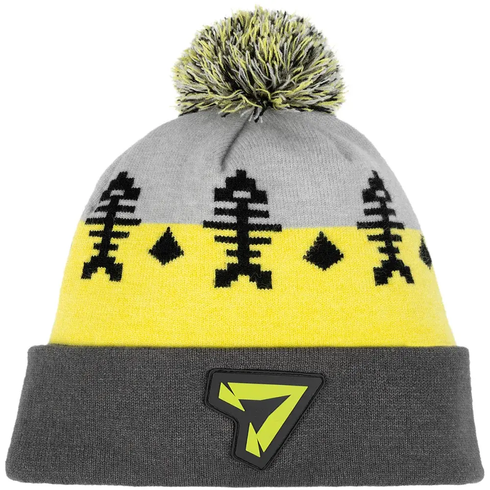 Шапка Select Skeleton 58 Gray/yellow - фото 3