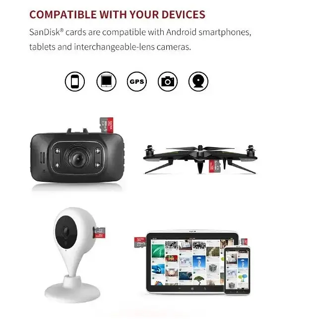 Карта памяти SanDisk MicroSD 256Gb A1 SDSQUAC-256G-CN6MN - фото 3