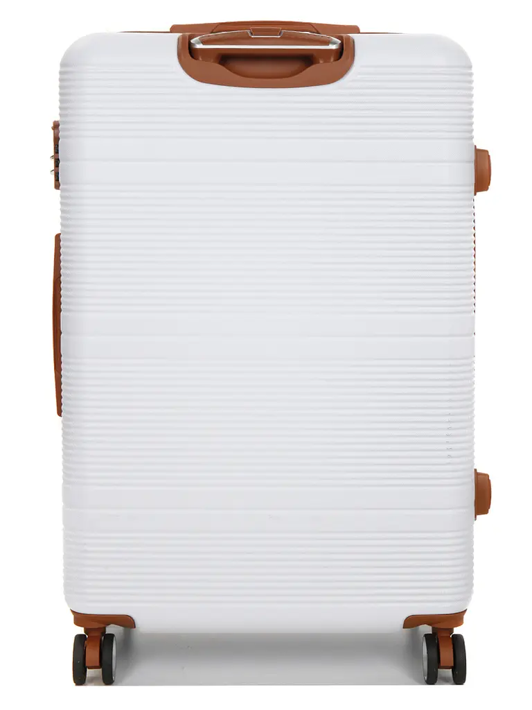 Валіза велика L ABS-пластик Worldline Airtex 629 76×52×30см 110л Біла - фото 4