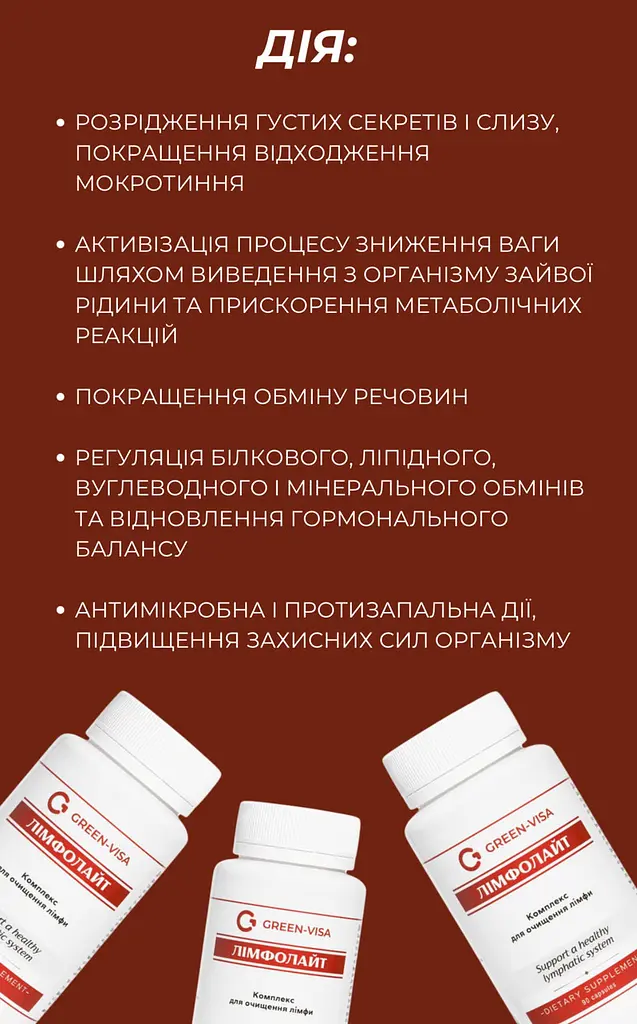 Лимфолайт 90 капсул Грін-Віза - фото 6