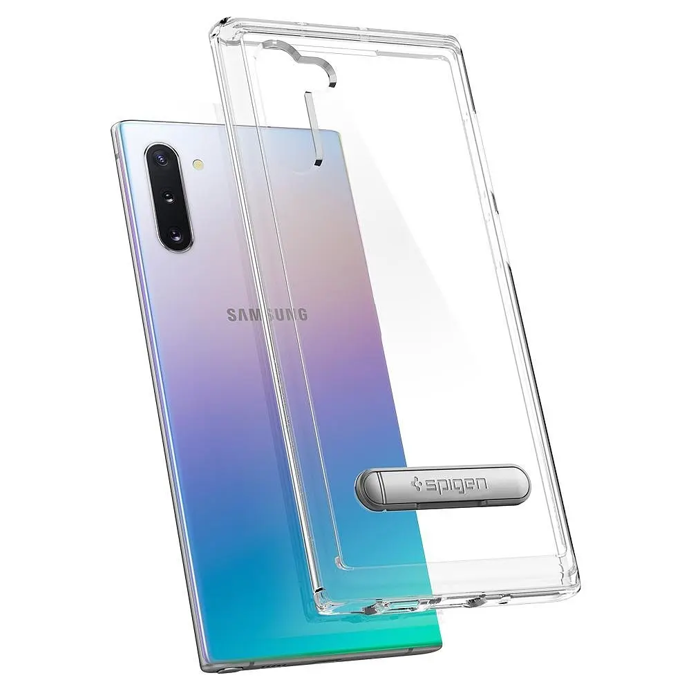 Чохол прозорий із підставкою Spigen Ultra Hybrid S для Samsung Galaxy Note 10 Crystal Clear - фото 4