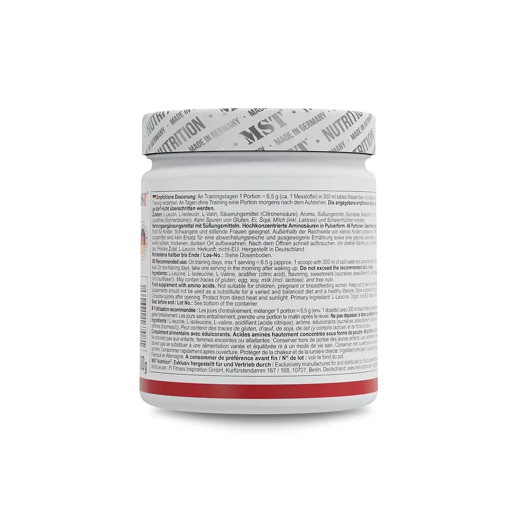 Амінокислоти MST Nutrition BCAA ZERO, 300 грам - Кавун - фото 3